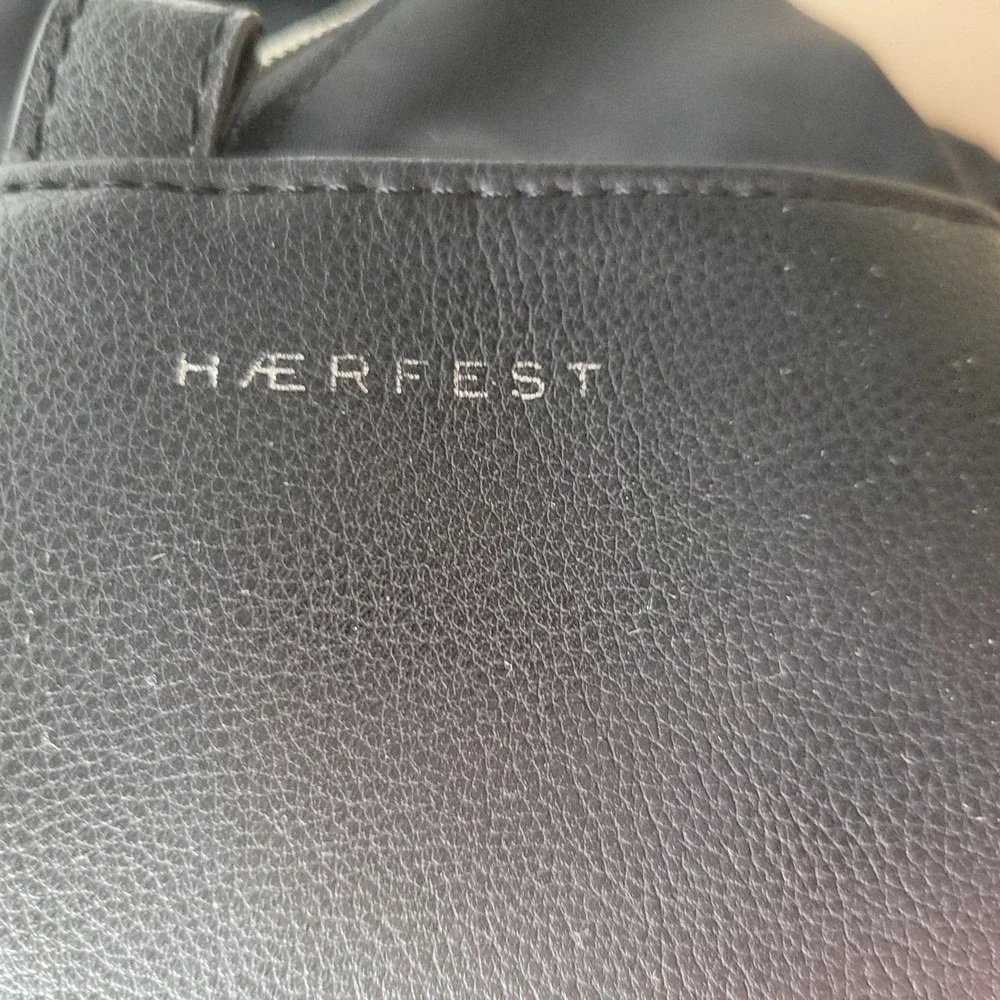 Haerfest x Mercedes-Benz Large Black Nylon Backpack Laptop Travel Bag